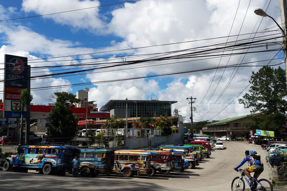 フィリピンのバギオの街並み