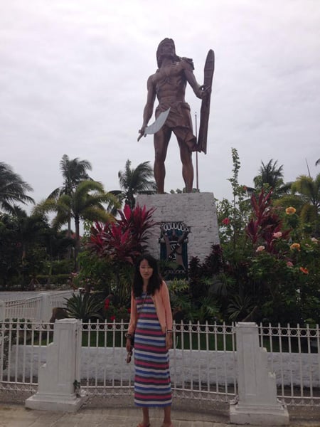 フィリピンの英雄ラプラプの銅像はセブ観光でオススメ