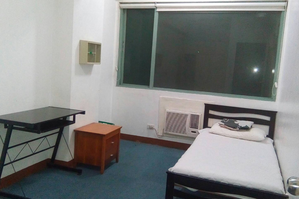 マニラの語学学校Wexcelの個室部屋
