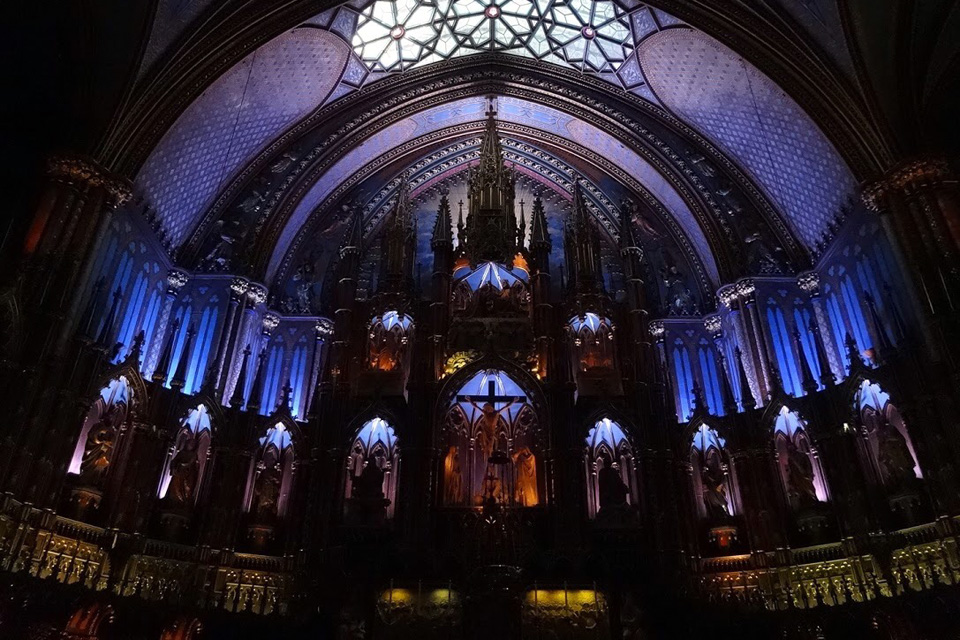 カナダのモントリオール・ノートルダム聖堂