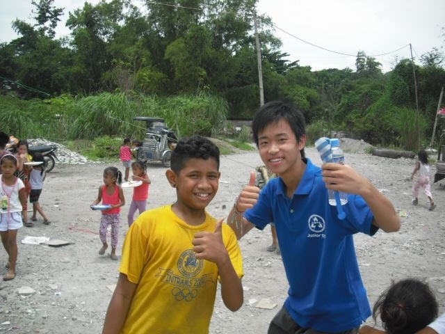 フィリピンでボランティアをした時に、出会ったアントニー君