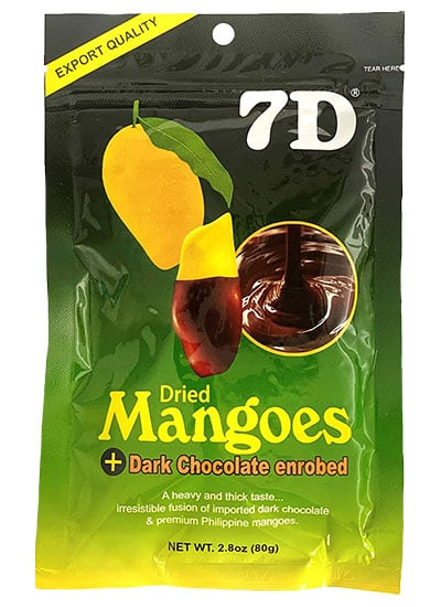 7D Dried Mangoes Chocolate チョコドライマンゴー