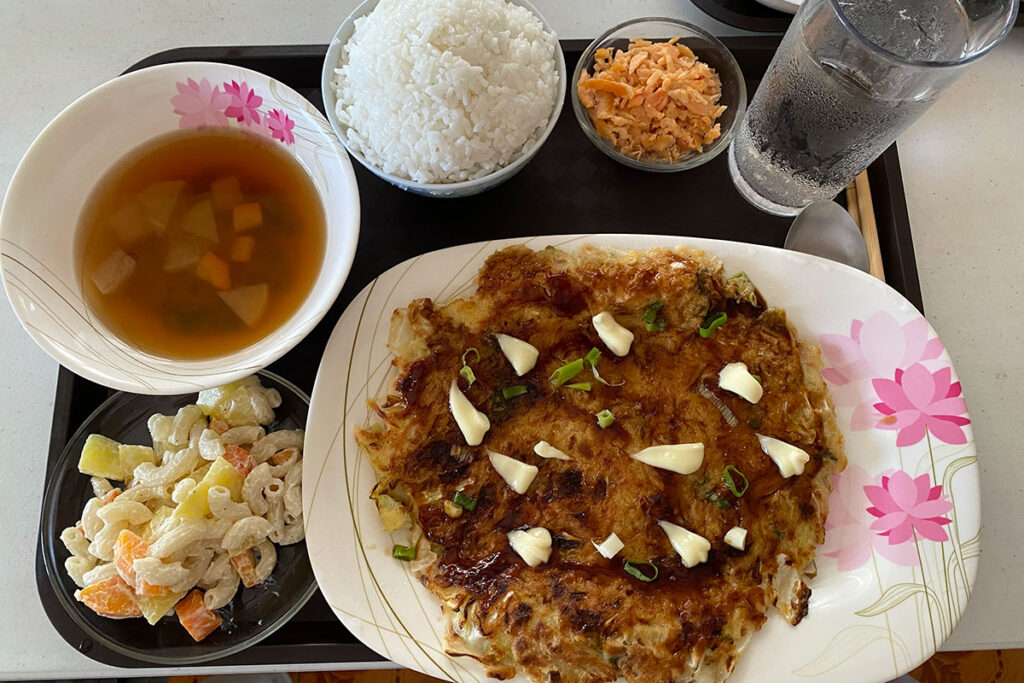 お好み焼き フィリピンの語学学校の食事