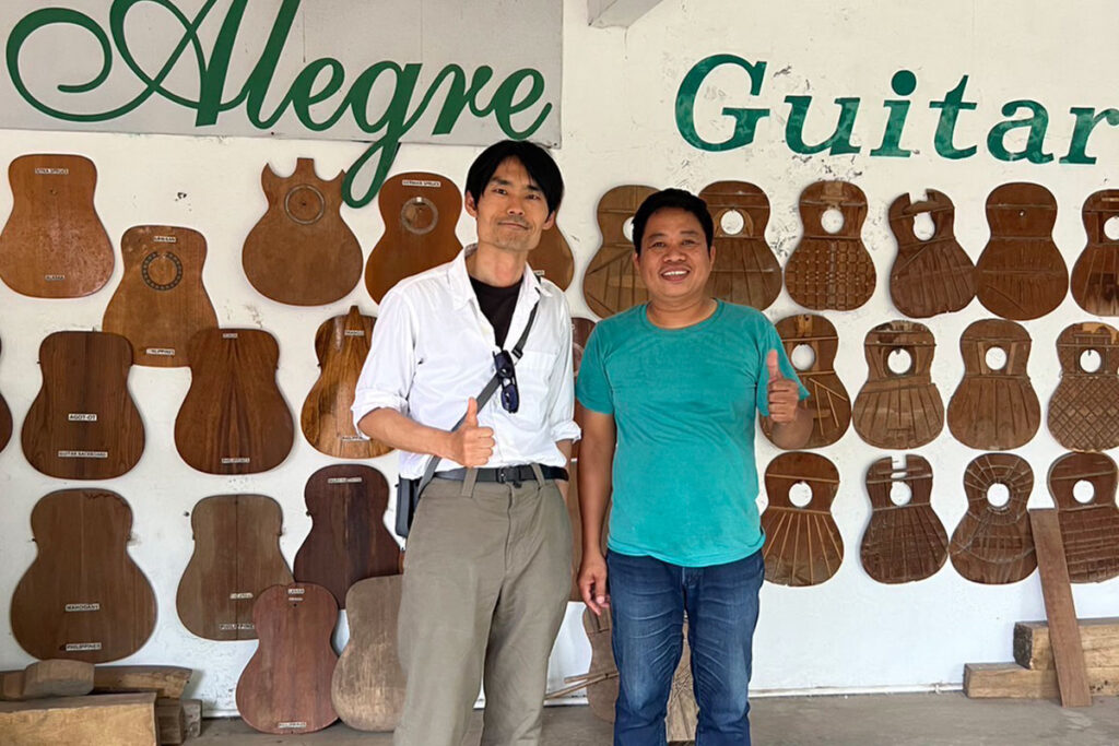 マクタンのギター工場 Alegre Guitar Factory