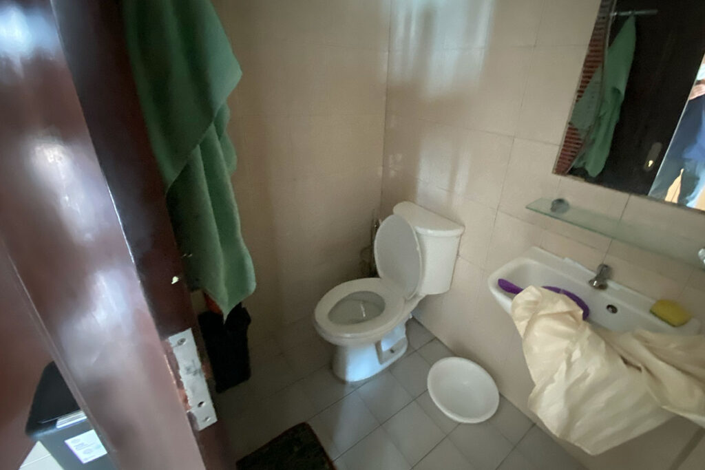 ラモスタワーの部屋のトイレ